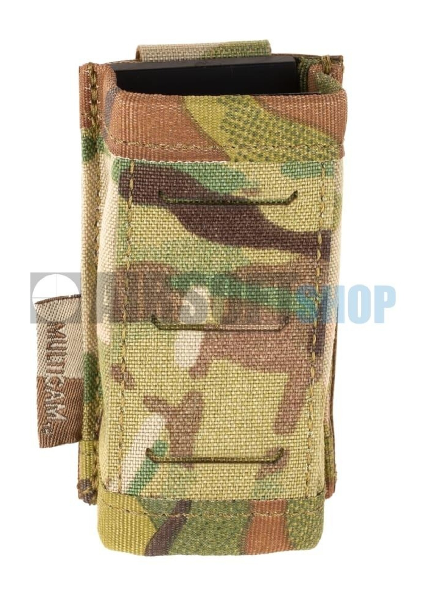 Warrior Assault Systems Laser Cut Single Snap Mag Pouch 9mm (Multicam)