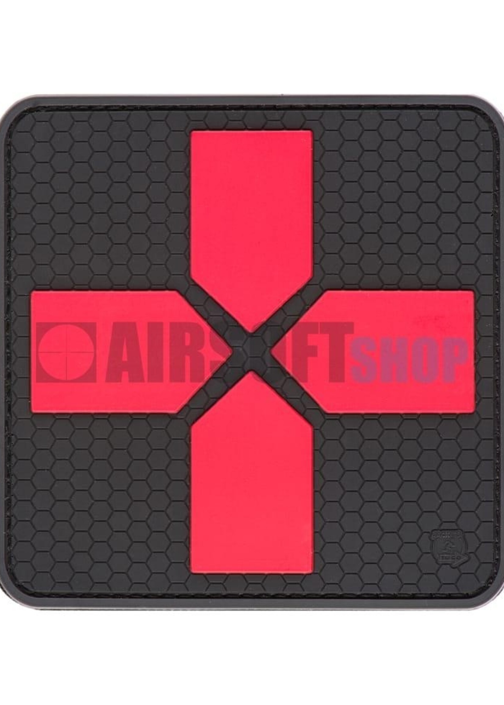 JTG Big Red Cross Medic Rubber Patch (Blackmedic)