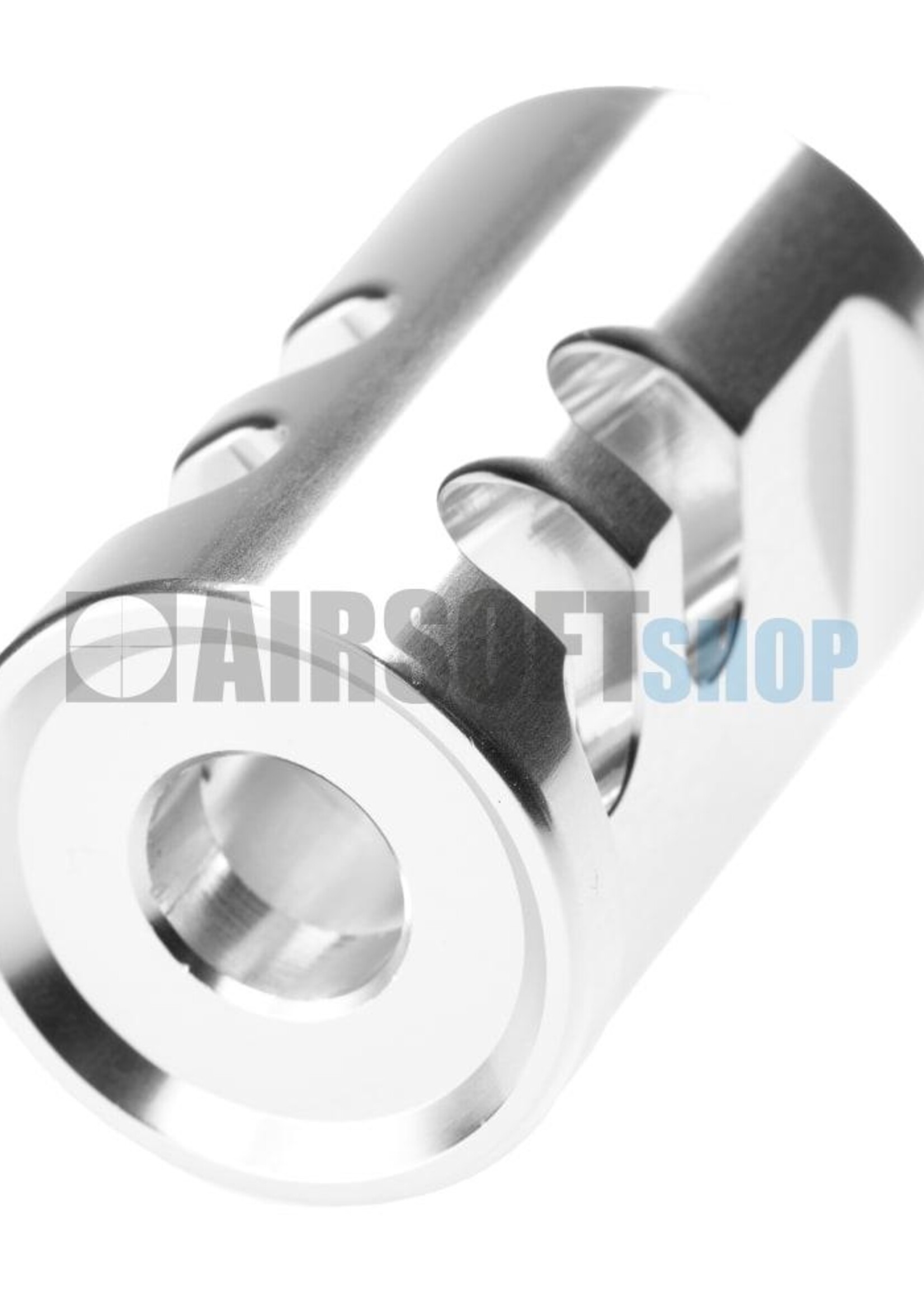 TTI Airsoft AAP-01 Type-A Compensator 14mm CCW (Silver)