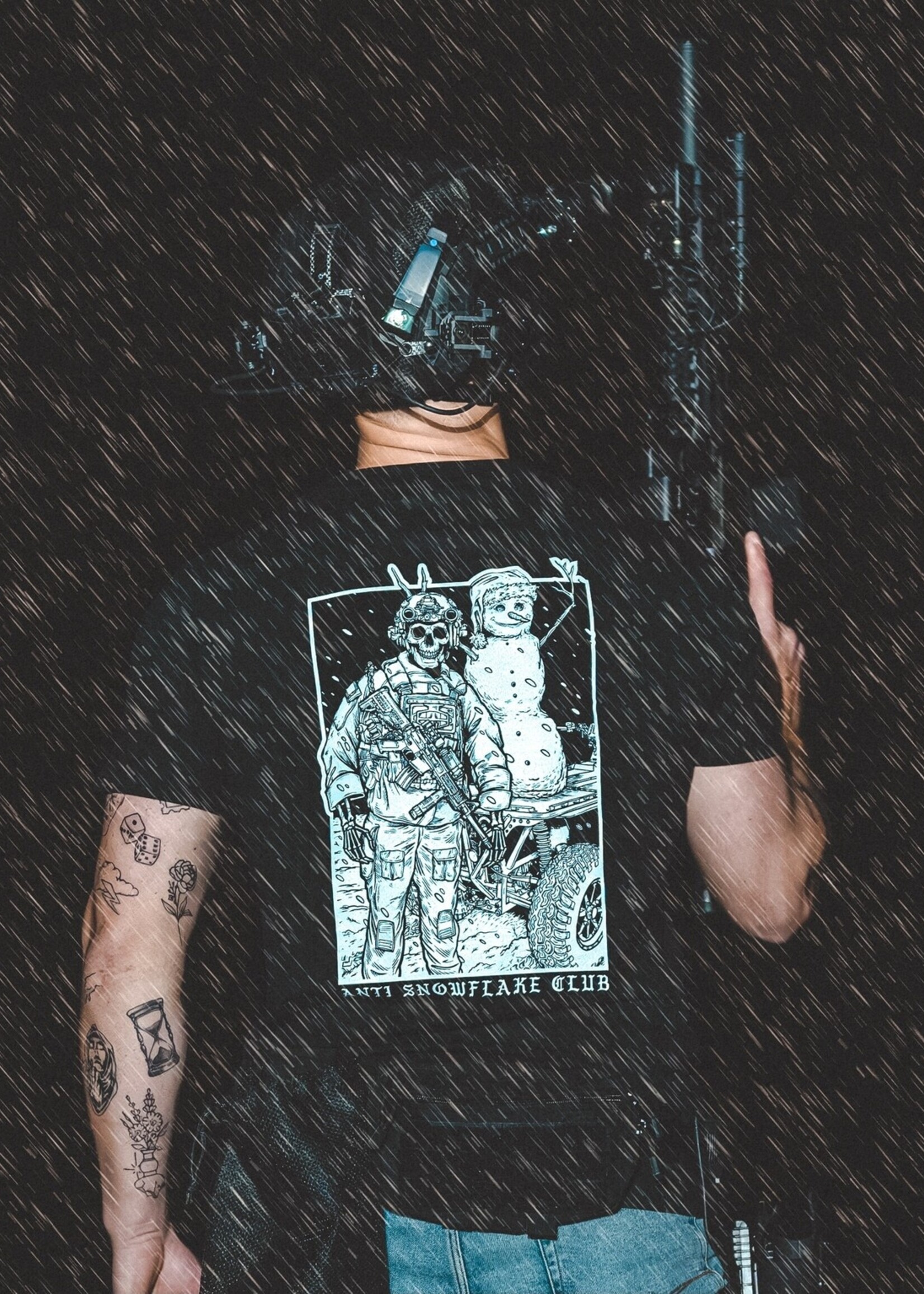 The Trace Anti Snowflake Club Hoodie (Black)