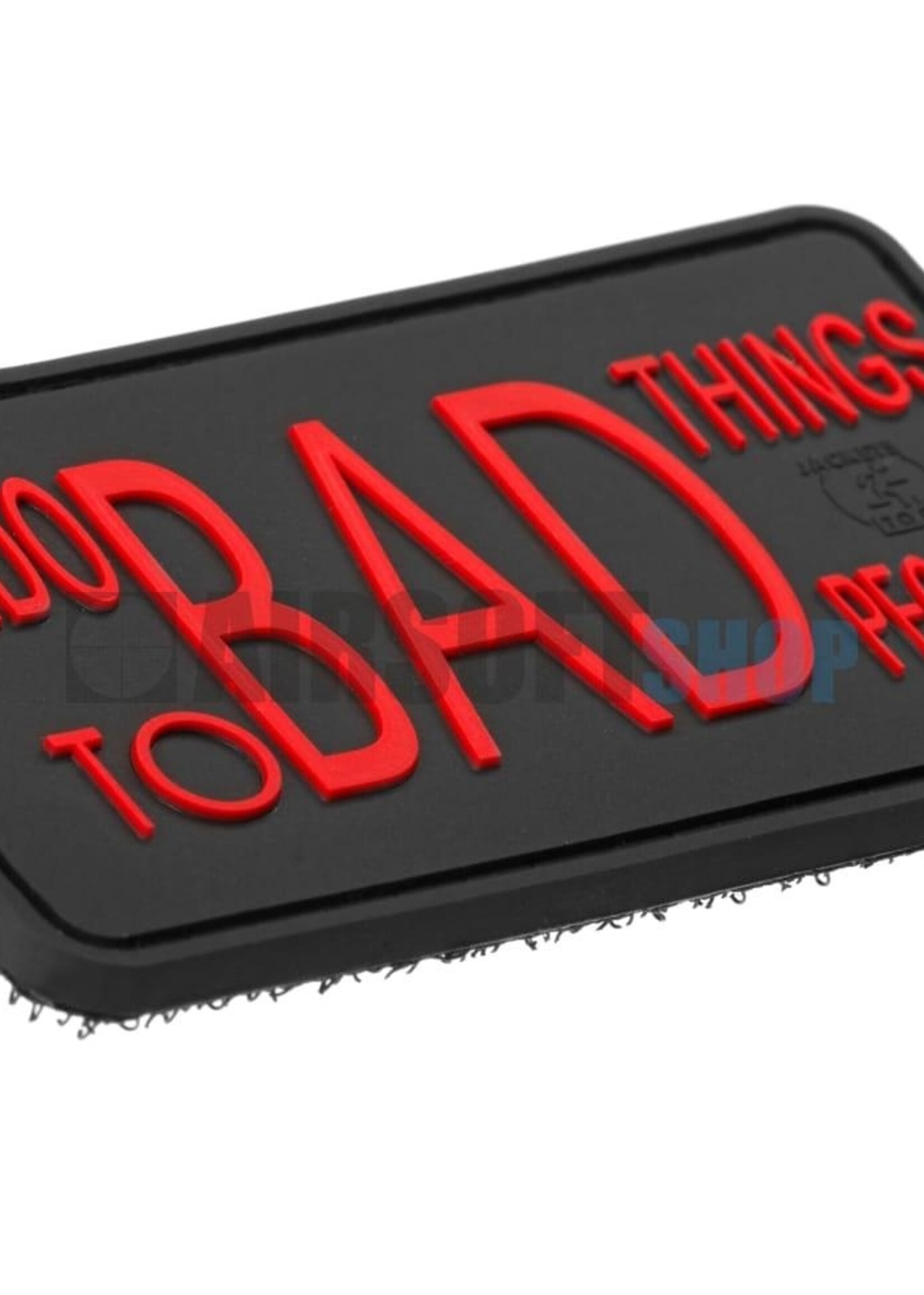 JTG We Do Bad Things Rubber Patch (Blackmedic)