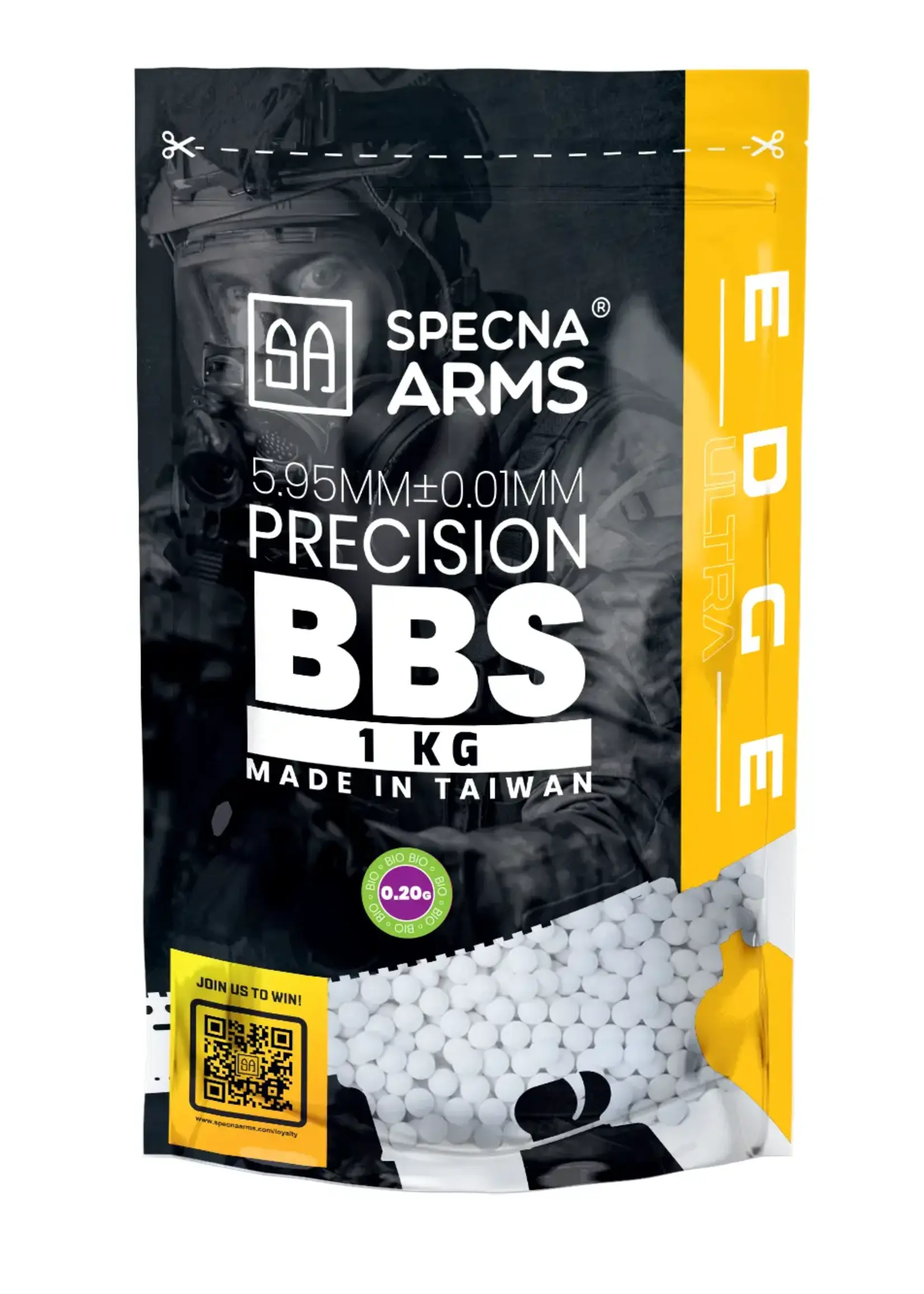 Specna Arms 0,20g EDGE ULTRA BIO BB Precision 1kg (White)