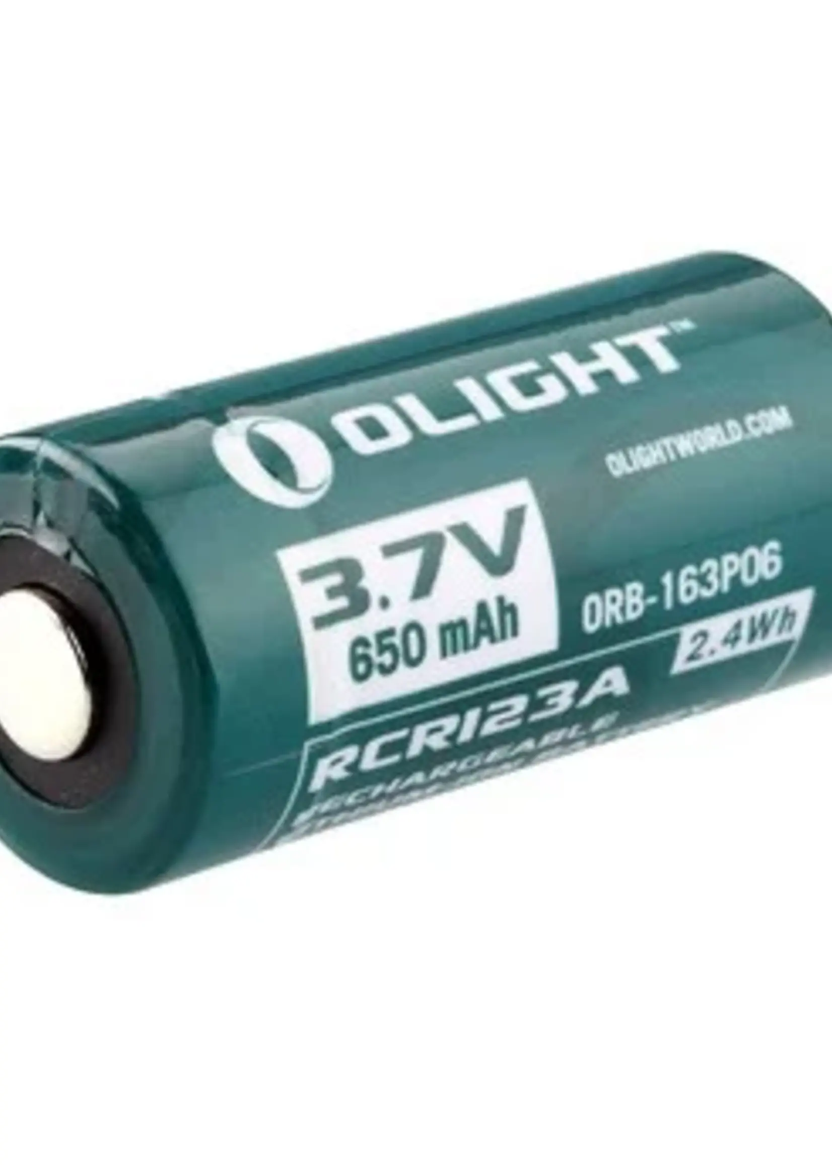Olight RCR123 Lithium 3.7V 650mAh Rechargeable Batterij