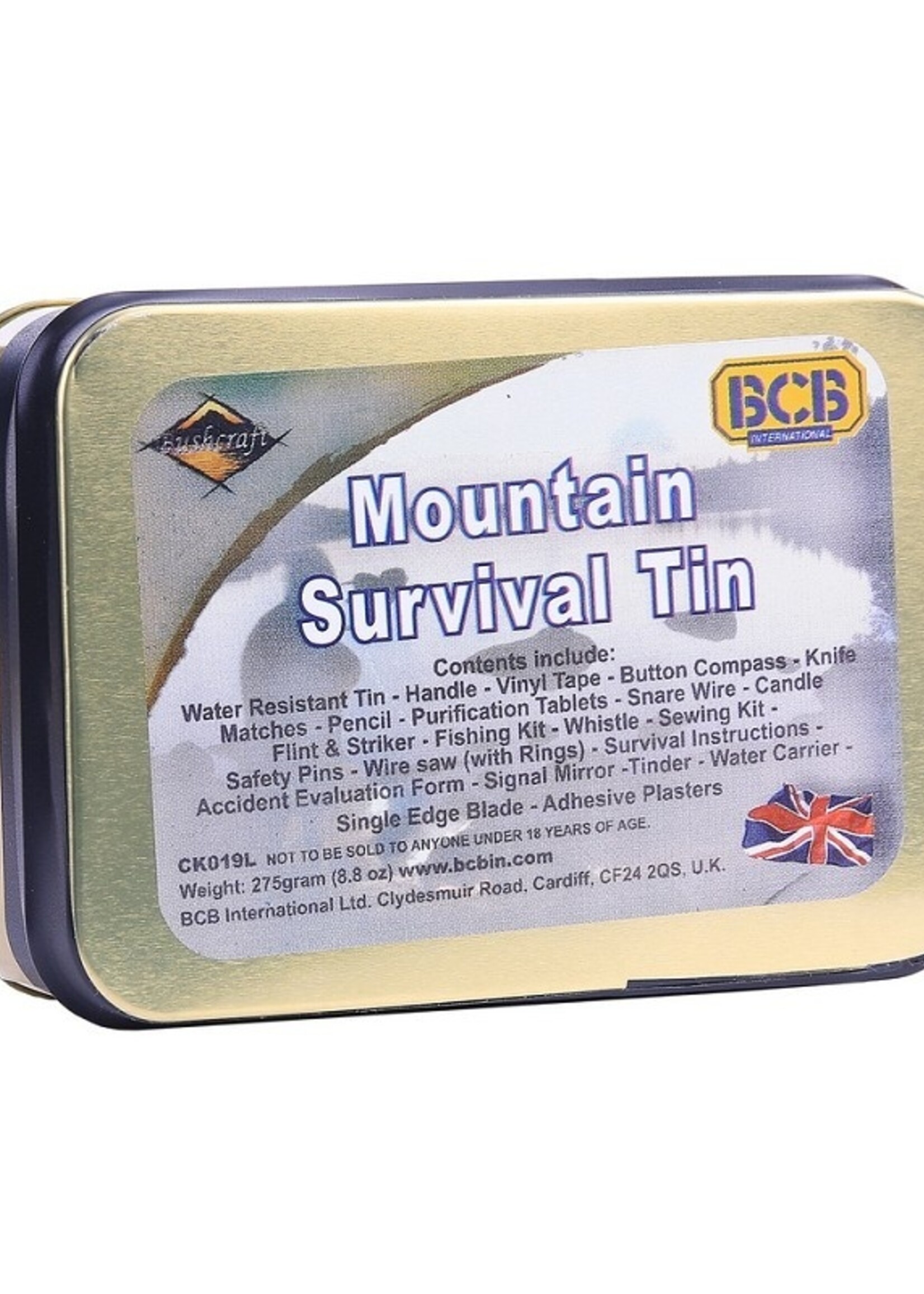 BCB Mountain Survival Tin