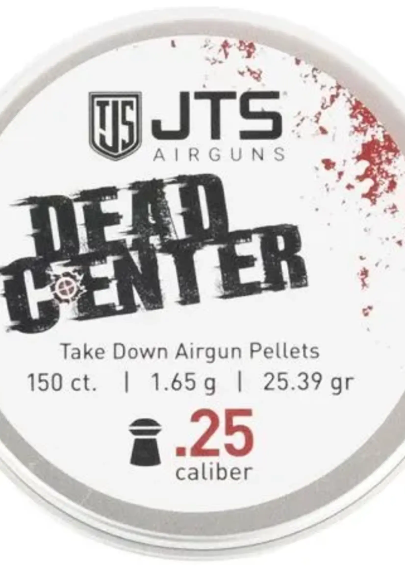 JTS Dead Center Precision 6.35mm 150rds 25.39grain (1,65g)