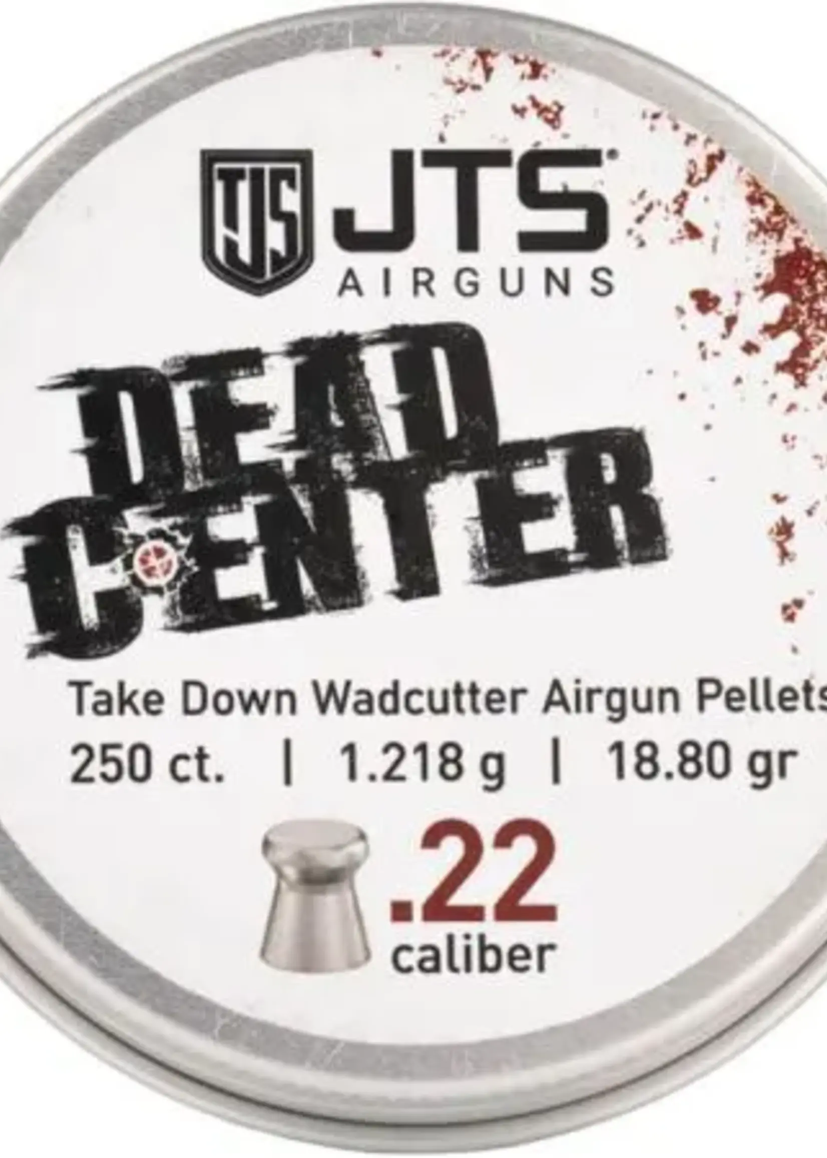 JTS Dead Center Precision Wadcutter 5.5mm 250rds 18.80grain (1,218g)