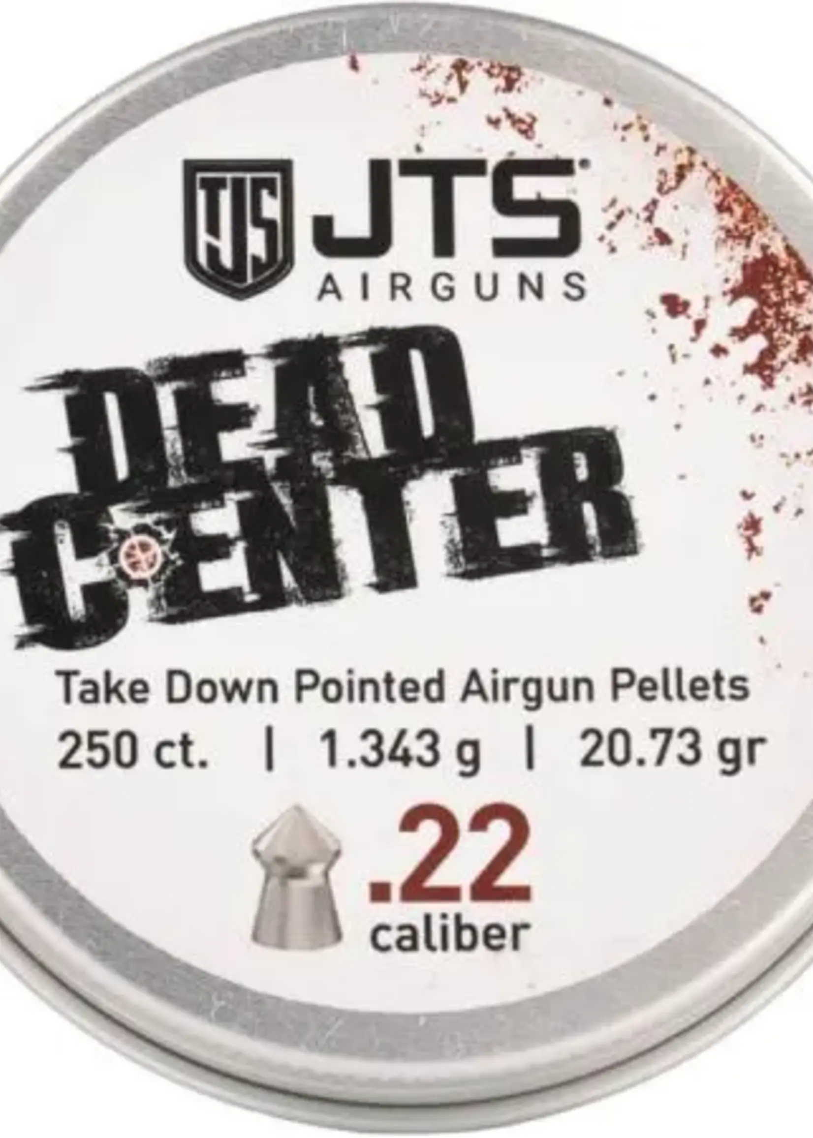 JTS Dead Center Precision Pointed 5.5mm 250rds 20.73grain (1,343g)