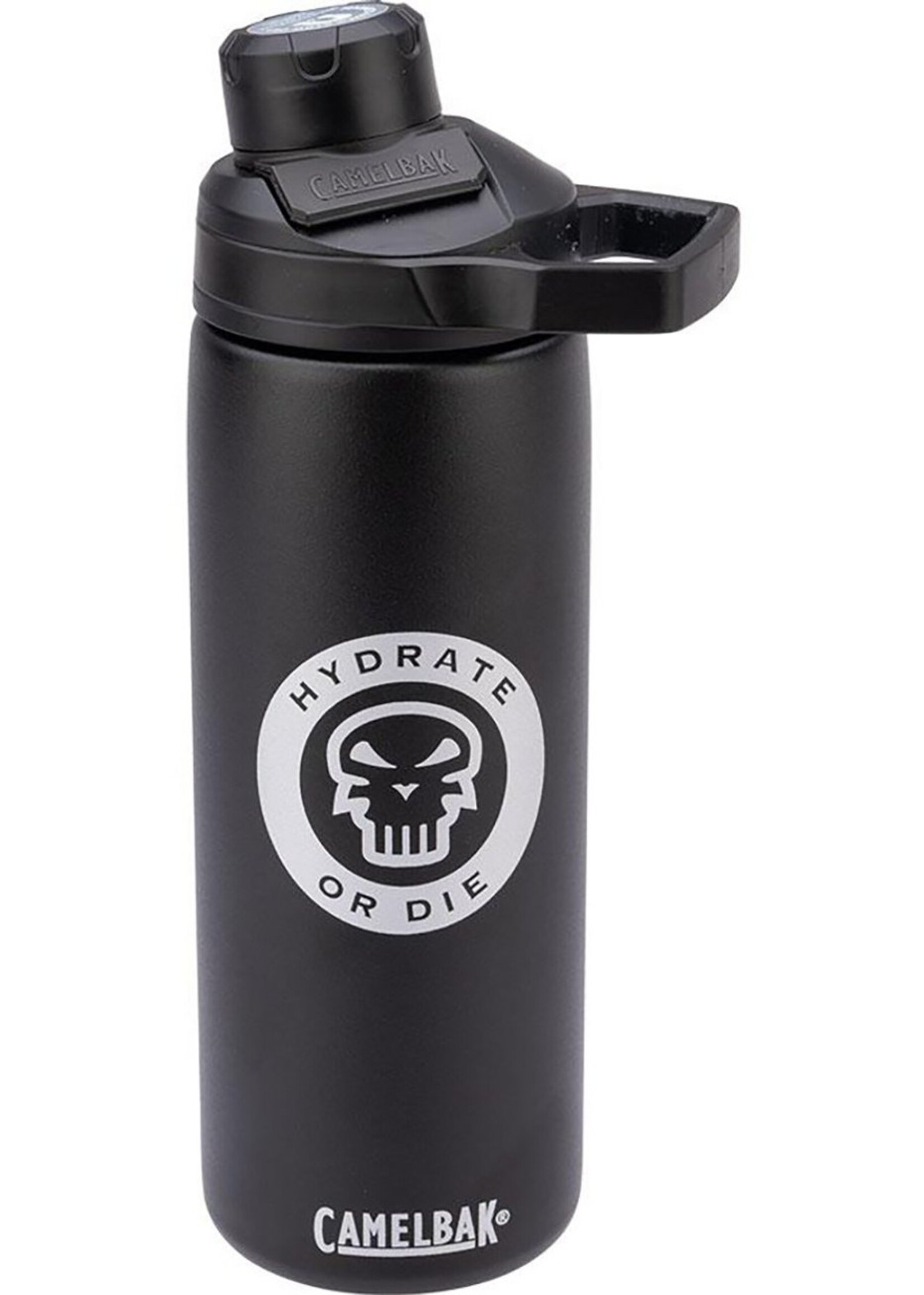 Camelbak Drinking Bottle Chute Mag SST Vacuum Insulated 0.6 liter Hydrate Or Die (Black)