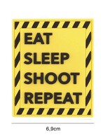 101 Inc Eat Sleep Shoot Repeat PVC Patch