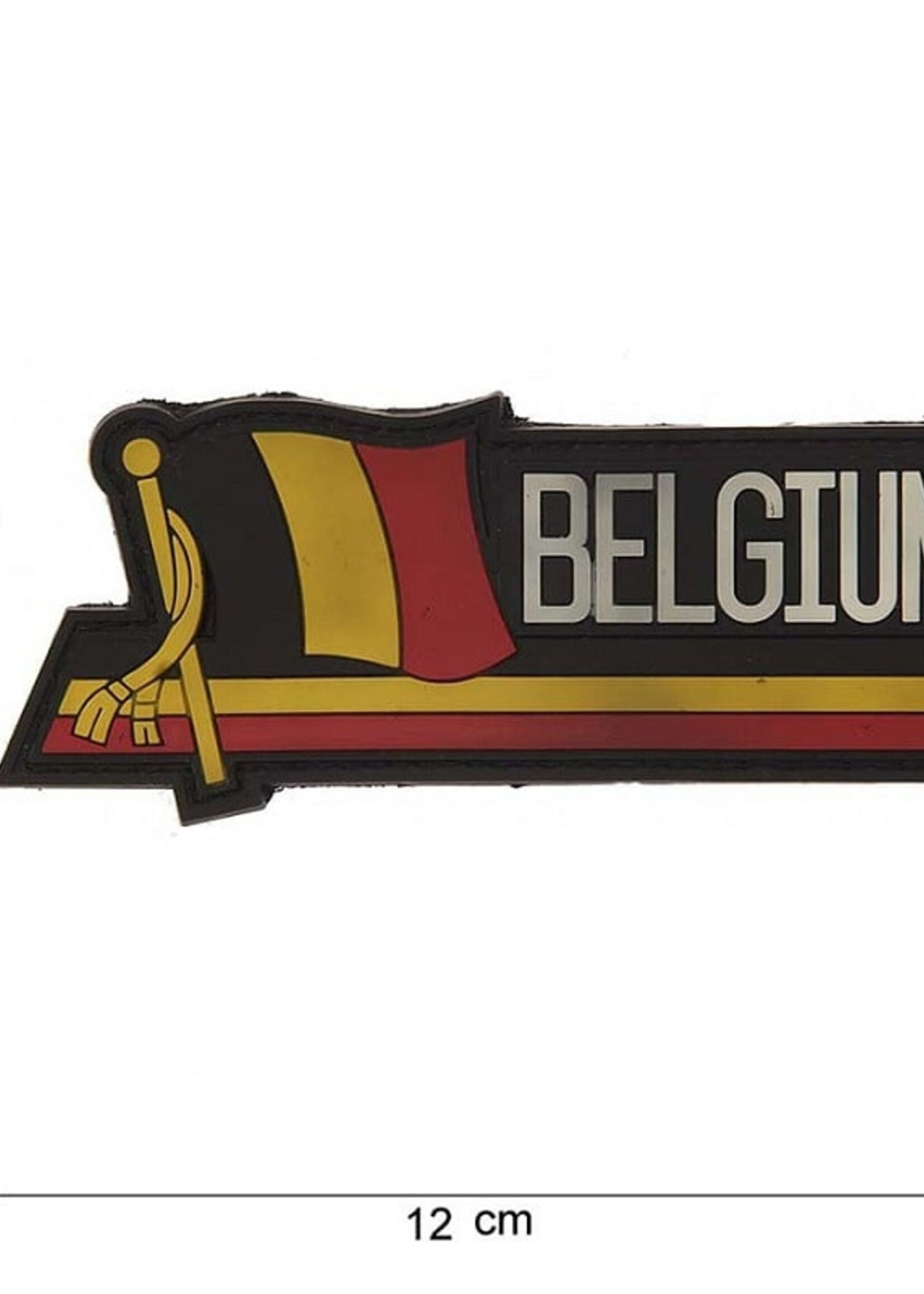 101 Inc Belgium Waving Flag PVC Patch