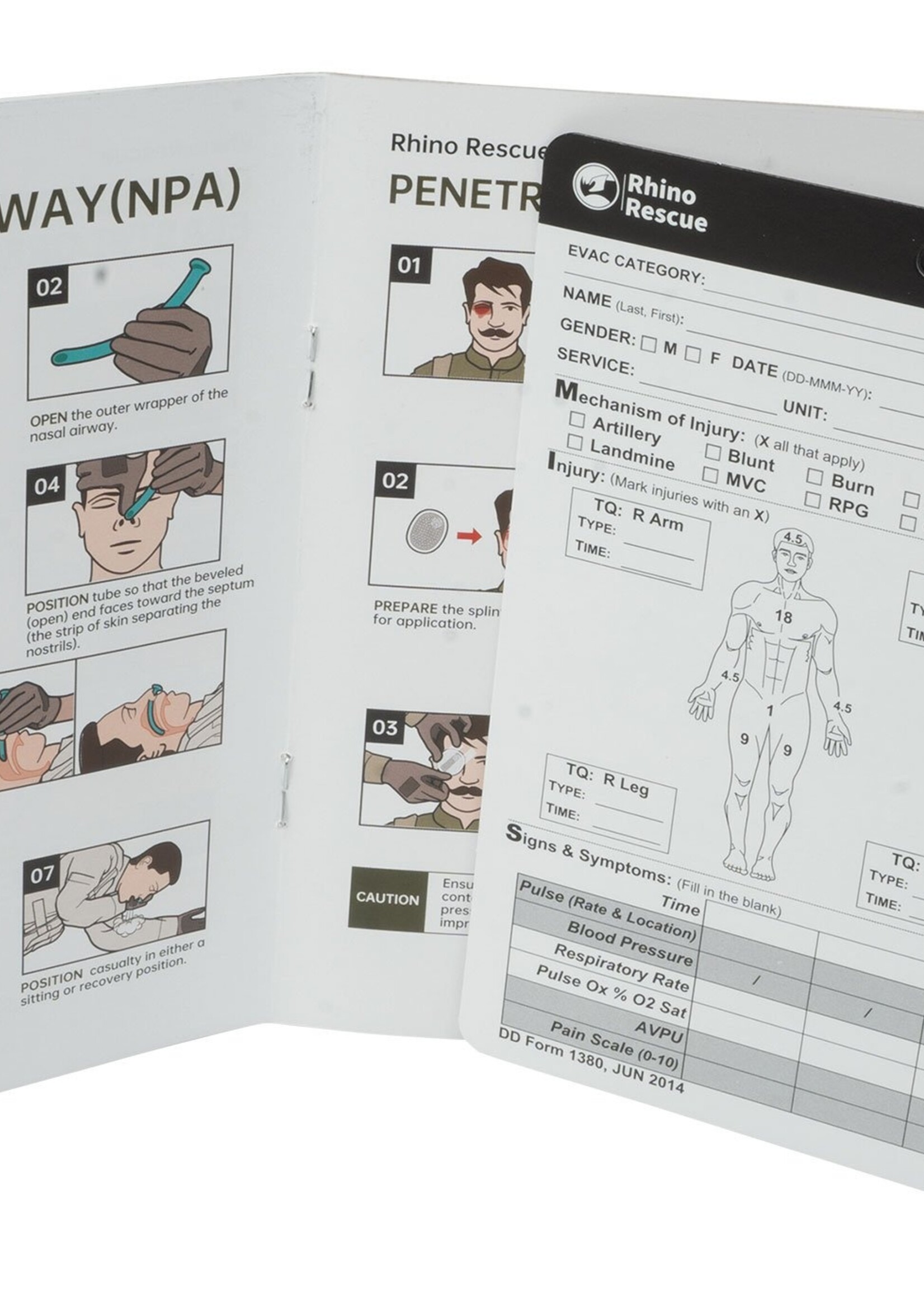 Rhino Rescue CLC IFAK Level-I Mini First Aid Kit (Coyote)
