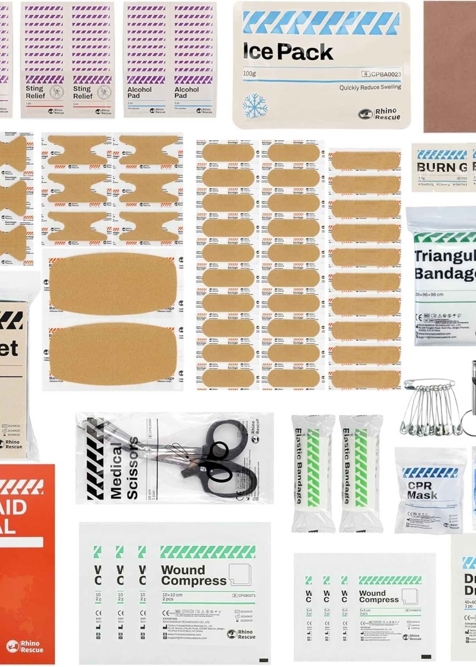 Rhino Rescue EVA First Aid Kit (Black)