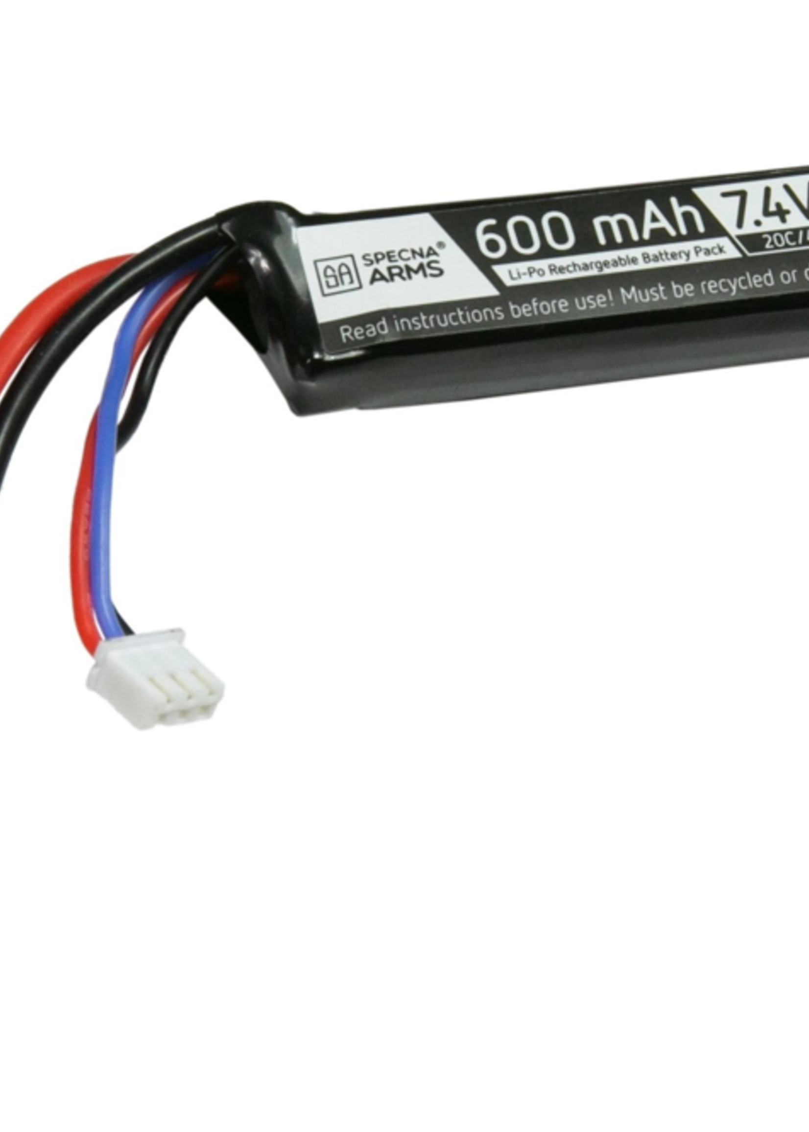 Specna Arms LiPo 7.4V 600mAh 20/40C PDW Stick Type (Tamiya)