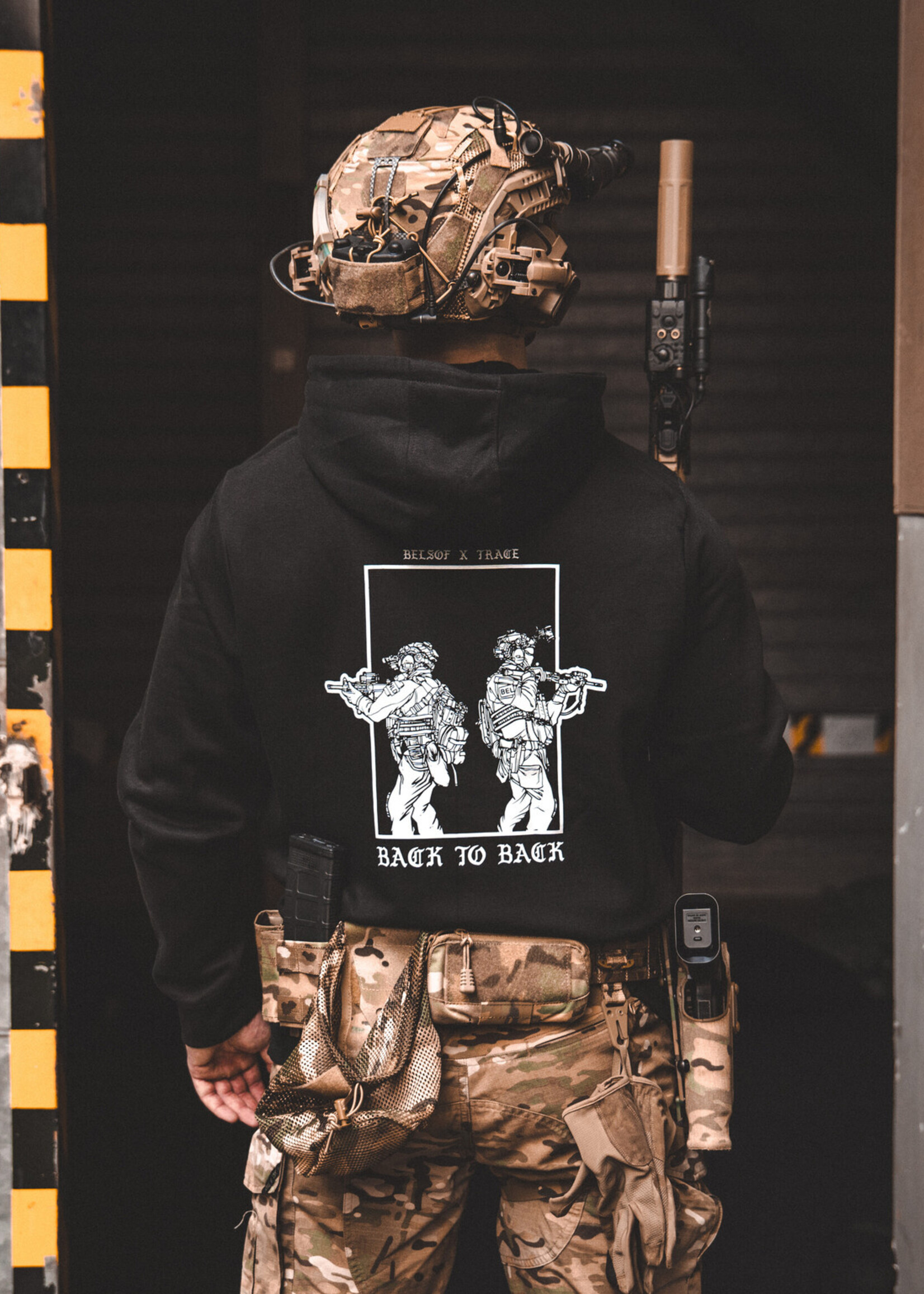 The Trace BELSOF Back To Back Hoodie (Black)