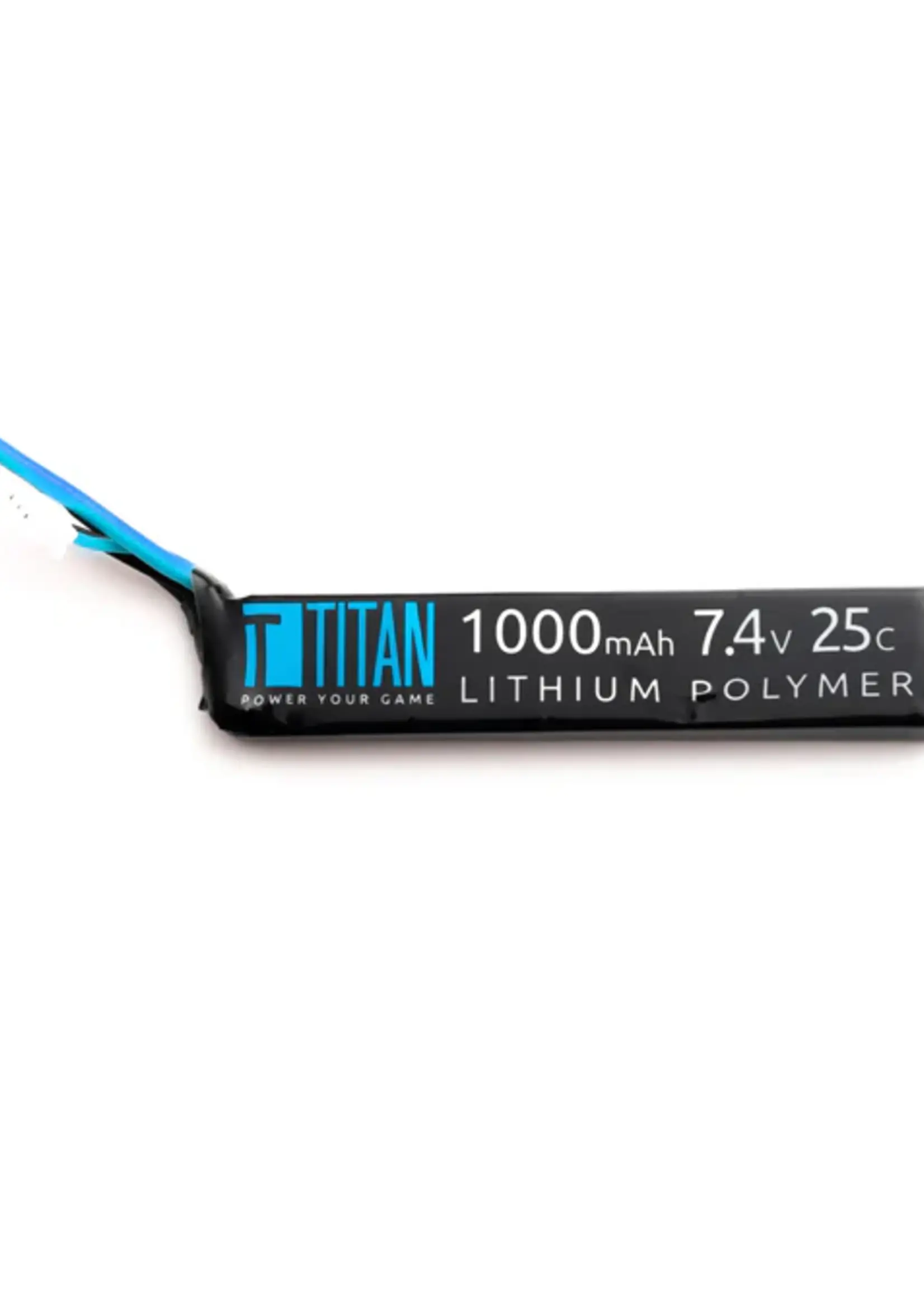 Titan Power 7.4V 1000mAh 25C LiPo Battery (Stick - Deans)
