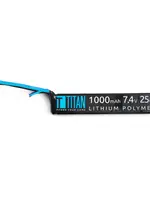 Titan Power 7.4V 1000mAh 25C LiPo Battery (Stick - Tamiya)