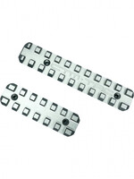 CTM TAC AAP-01 CNC Upper and Lower Picatinny Rail Set (Silver)