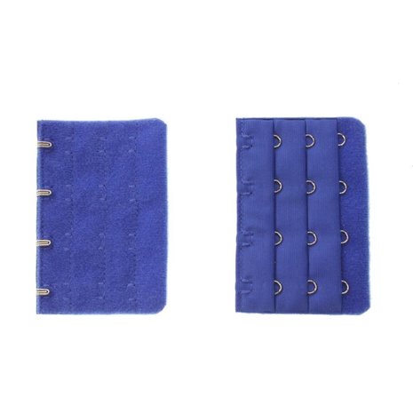 MooiEnZwanger Beha Verlengstuk / Verlenger 4 Haaks Helder Blauw (per stuk)