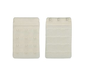 MooiEnZwanger Beha Verlengstuk 3 Haaks Ecru (2 Pack)