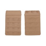 MooiEnZwanger Beha Verlengstuk 3 Haaks Beige (2 Pack)