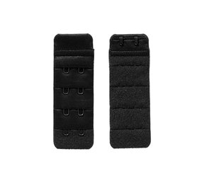 MooiEnZwanger Beha Verlengstuk 2 Haaks Zwart (2 Pack)