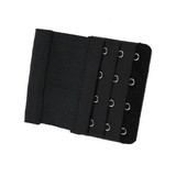 MooiEnZwanger Beha Verlenger 4 Haaks met Elastiek Zwart (per stuk)