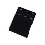 MooiEnZwanger Beha Verlenger 3 Haakjes met Elastiek Zwart (per stuk)