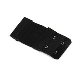 MooiEnZwanger Beha Verlenger 2 Haakjes met Elastiek Zwart (per stuk)