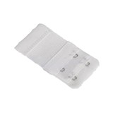 MooiEnZwanger Beha Verlenger 2 Haakjes met Elastiek Wit (per stuk)