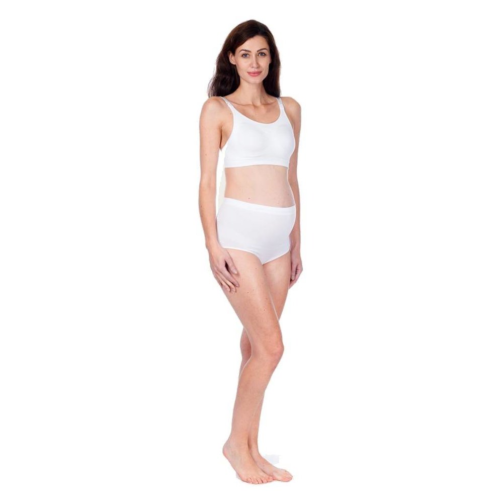 Noppies Zwangerschapsslip Positieslip Hoog Naadloos Wit