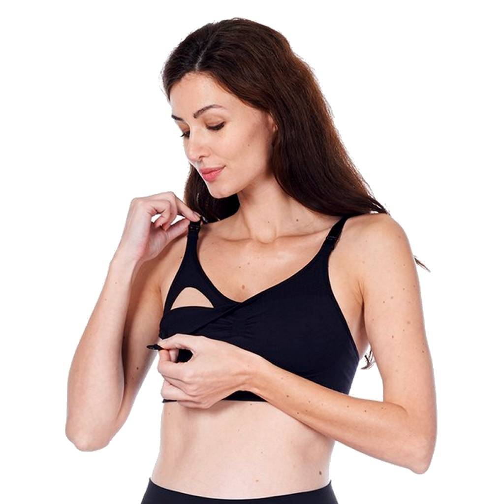 Noppies Voedingsbeha Zwangerschapsbeha Naadloos Zwart Mooi En Zwanger