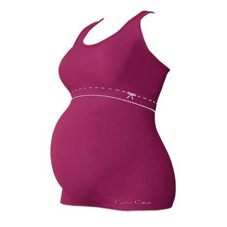 Cache Coeur Borstvoedingstop Illusion Cassis