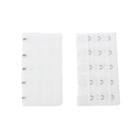 MooiEnZwanger Beha / Corset Verlengstuk / Verlenger 5 Haaks Wit (per stuk) MooiEnZwanger Beha / Corset Verlengstuk / Verlenger 5 Haaks Wit (per stuk)