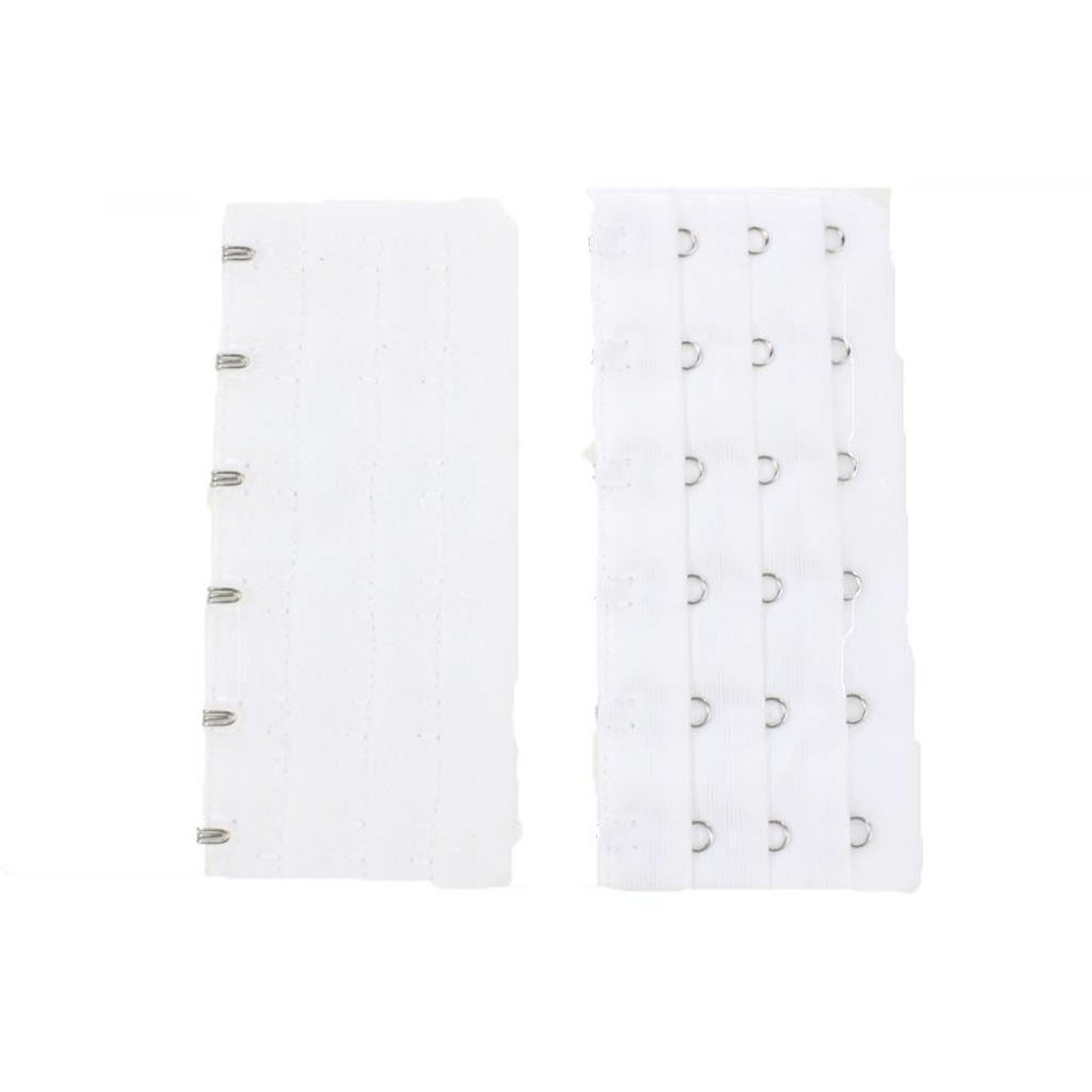 MooiEnZwanger Beha / Corset Verlengstuk / Verlenger 6 Haaks Wit (per stuk)