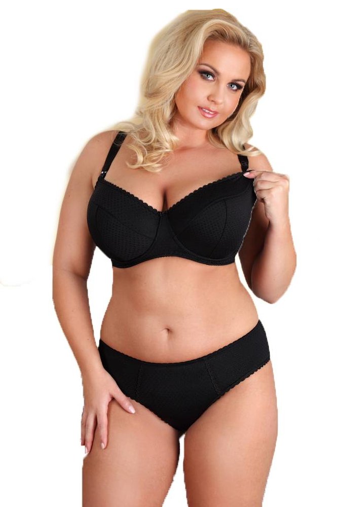 Lupoline Zwangerschapsbh/voedingsbh Black Dots met beugel en licht voorgevormd Lupoline Zwangerschapsbh/voedingsbh Black Dots met beugel en licht voorgevormd