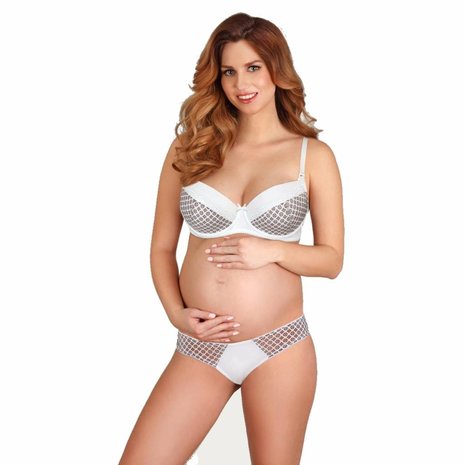 Lupoline Voedingsbh / Zwangerschapsbh Super White