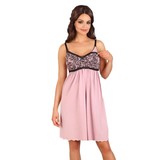 Lupoline Zwangerschapsnachthemd Black and Pink