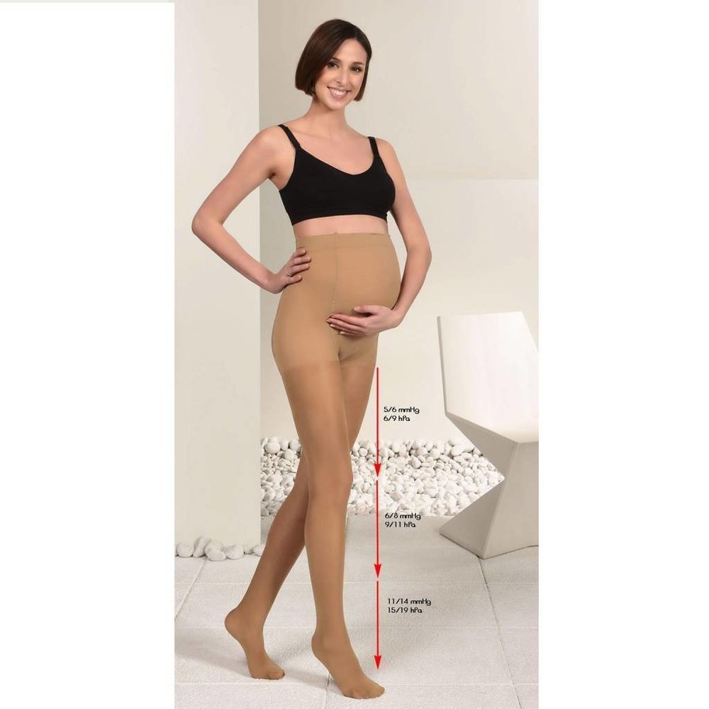 Mamsy Compressie Zwangerschapspanty 70 Den Huidskleur