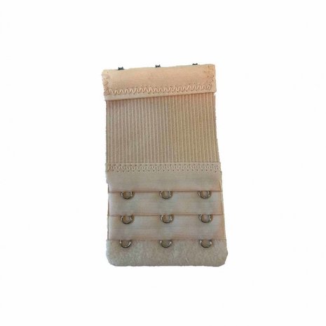 MooiEnZwanger Beha Verlengstuk / Verlenger 3 Haaks met Elastiek Huidskleur(per stuk)