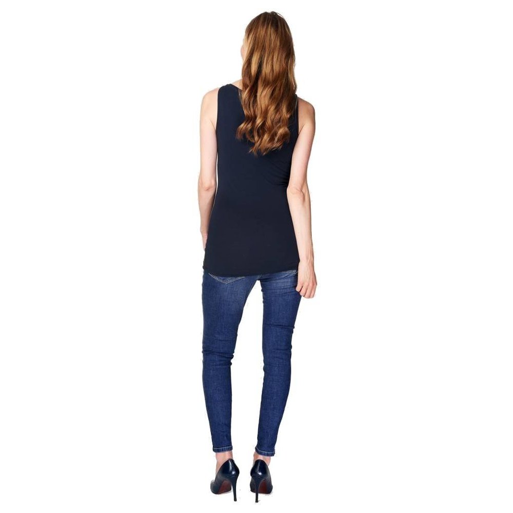 Noppies Zwangerschapstop Positietop Amsterdam Naadloos Donker Blauw Noppies Zwangerschapstop Positietop Amsterdam Naadloos Donker Blauw