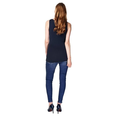 Noppies Zwangerschapstop Positietop Amsterdam Naadloos Donker Blauw Noppies Zwangerschapstop Positietop Amsterdam Naadloos Donker Blauw