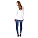 Noppies Zwangerschapsshirt Positieshirt Amsterdam Ronde Hals Lange Mouw Wit Noppies Zwangerschapsshirt Positieshirt Amsterdam Ronde Hals Lange Mouw Wit