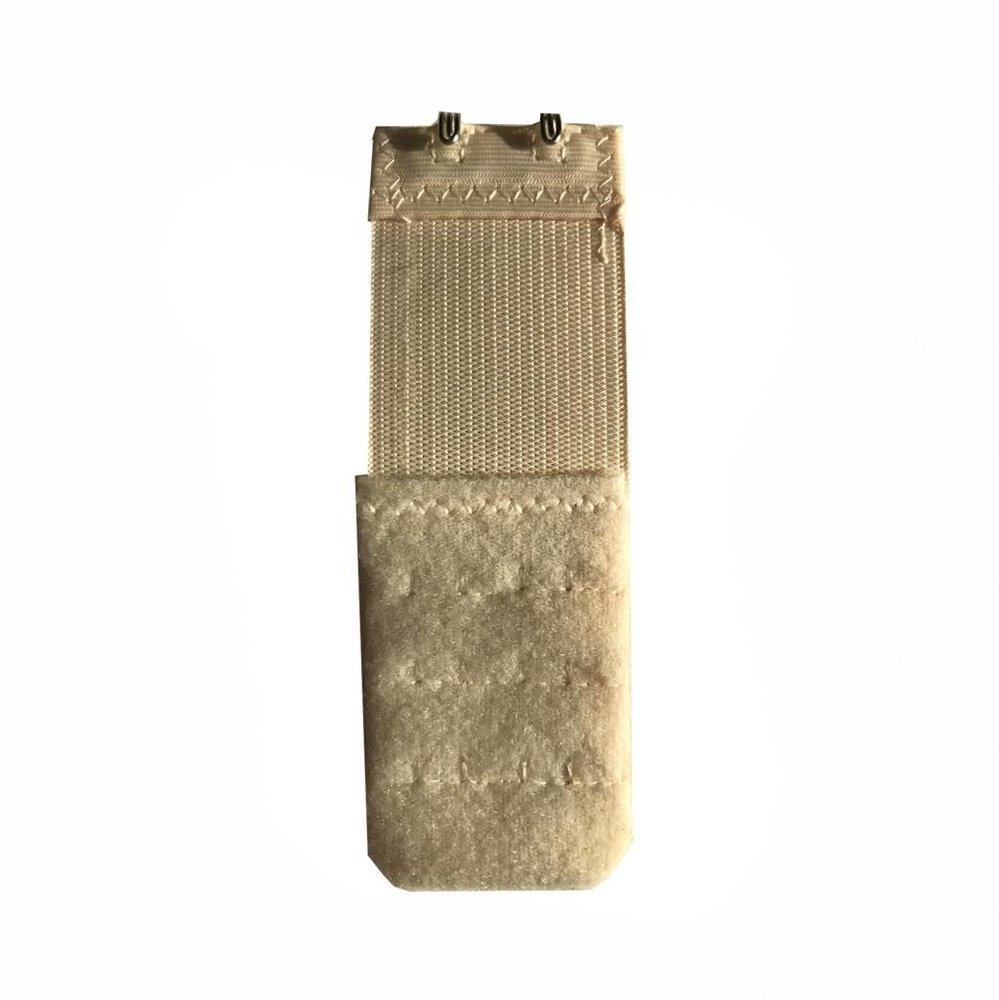 MooiEnZwanger Beha Verlengstuk / Verlenger 2 Haaks Huidskleur met Elastiek (per stuk)