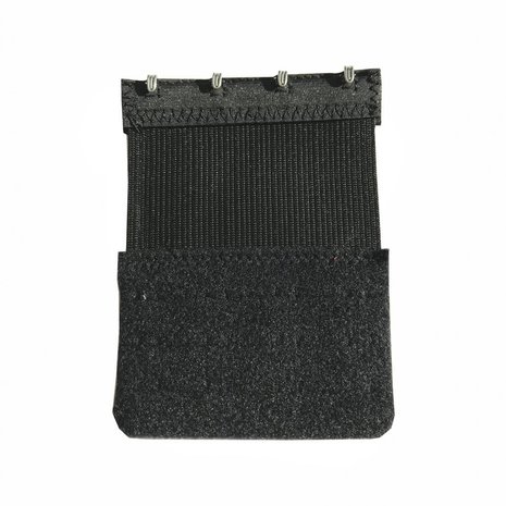 MooiEnZwanger Beha Verlengstuk / Verlenger 4 Haaks Zwart  met extra lang  Elastiek (per stuk)