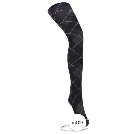 MooiEnZwanger Zwangerschapspanty Positiepanty Zwart met Grijze Ruit MooiEnZwanger Zwangerschapspanty Positiepanty Zwart met Grijze Ruit
