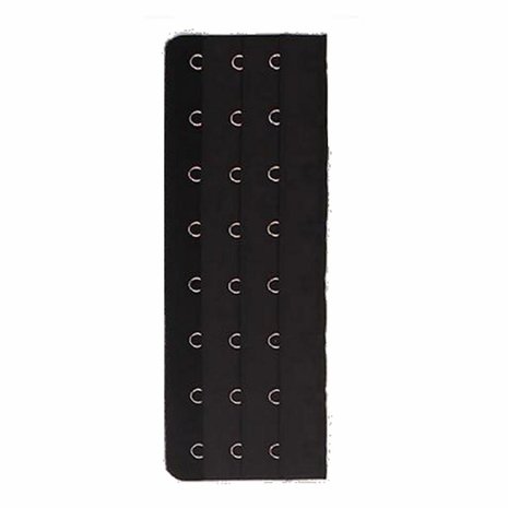 MooiEnZwanger Beha / Corset Verlengstuk / Verlenger 8 Haaks Zwart (per stuk) MooiEnZwanger Beha / Corset Verlengstuk / Verlenger 8 Haaks Zwart (per stuk)