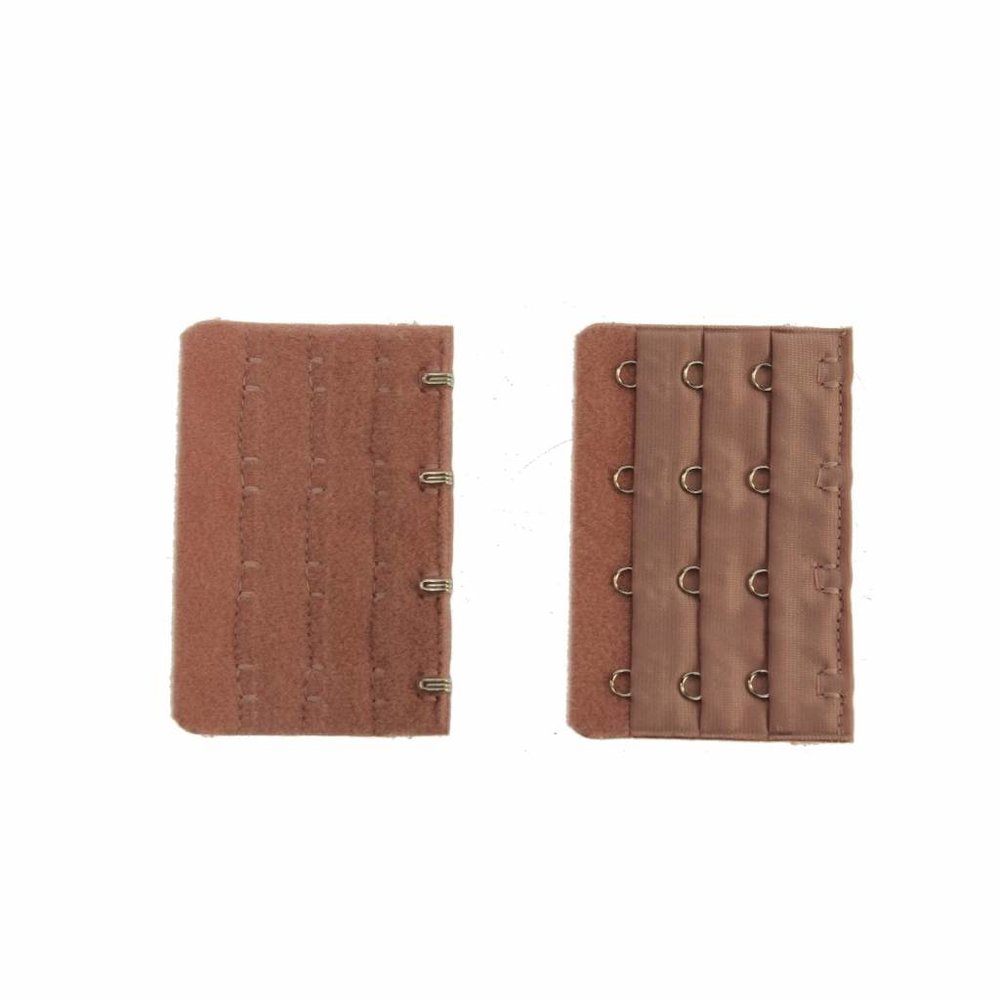 MooiEnZwanger Beha Verlengstuk / Verlenger 4 Haaks Bruin (per stuk) MooiEnZwanger Beha Verlengstuk / Verlenger 4 Haaks Bruin (per stuk)