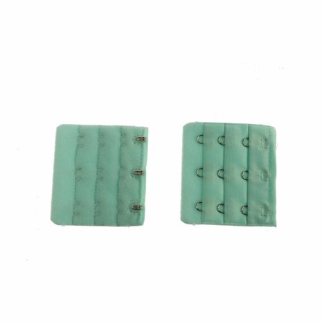 MooiEnZwanger Beha Verlengstuk / Verlenger 3 Haaks Mint Groen (per stuk) MooiEnZwanger Beha Verlengstuk / Verlenger 3 Haaks Mint Groen (per stuk)