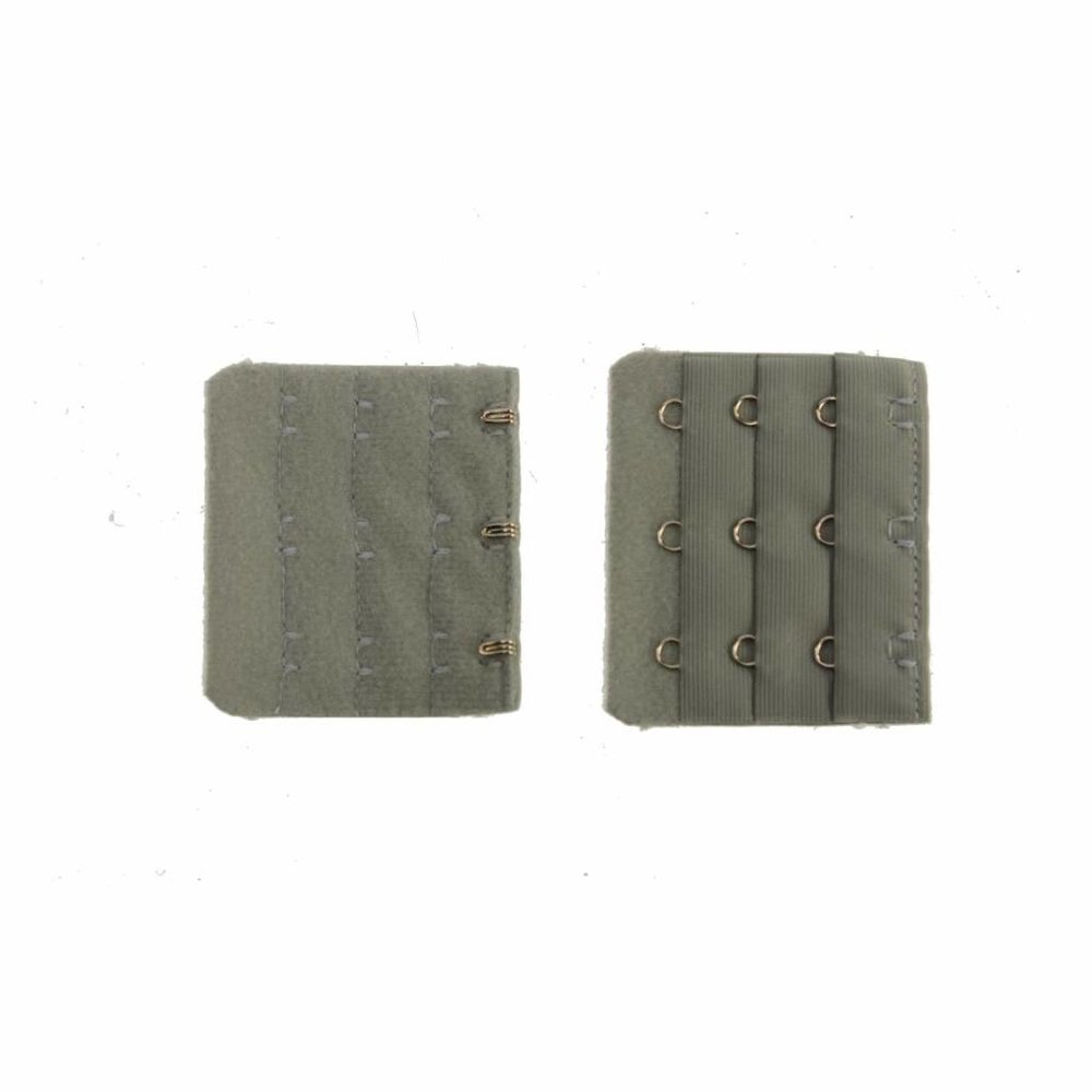 MooiEnZwanger Beha Verlengstuk / Verlenger 3 Haaks Grijs (per stuk) MooiEnZwanger Beha Verlengstuk / Verlenger 3 Haaks Grijs (per stuk)