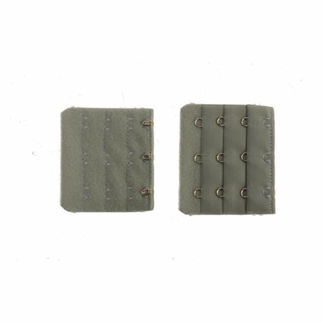 MooiEnZwanger Beha Verlengstuk / Verlenger 3 Haaks Grijs (per stuk) MooiEnZwanger Beha Verlengstuk / Verlenger 3 Haaks Grijs (per stuk)